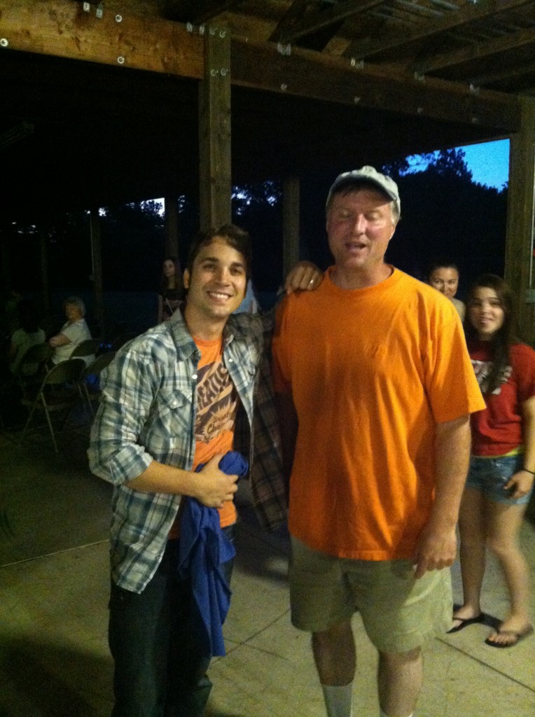 Darren and myself.  This guy has a great heart.