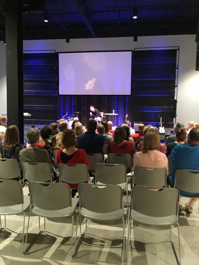 John entertaining the VIP ticket holders